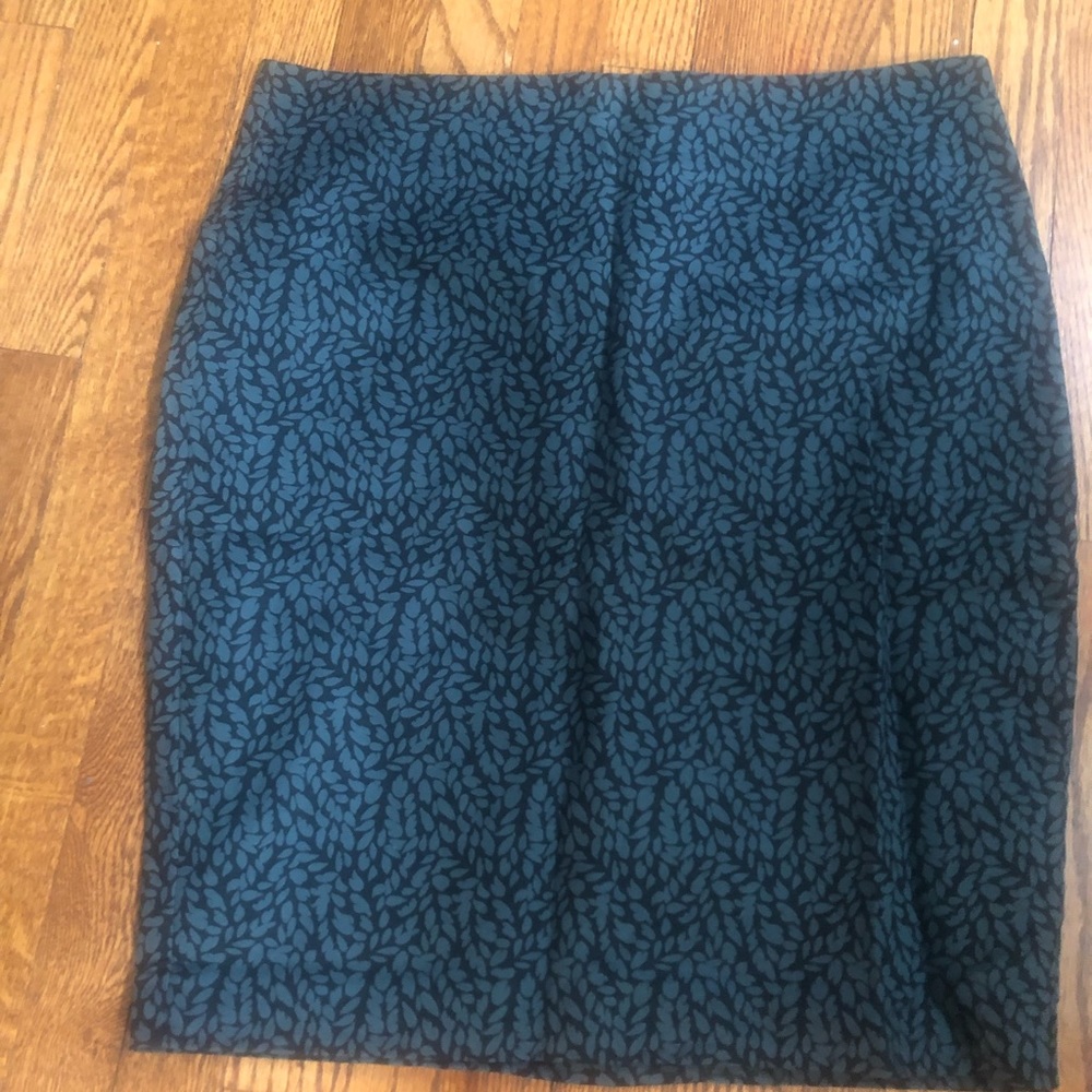J Crew floral pencil skirt